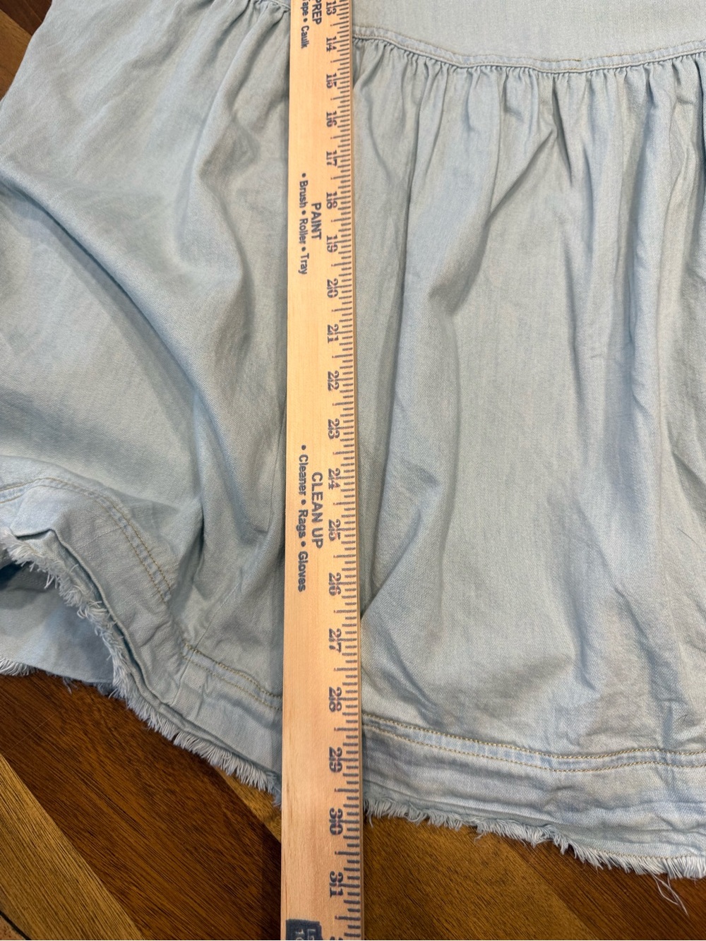 We The Free Free People Moon City Denim Shirt flaw - Picture 13 of 13